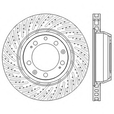 BENDIX 562591BC Brake Disc